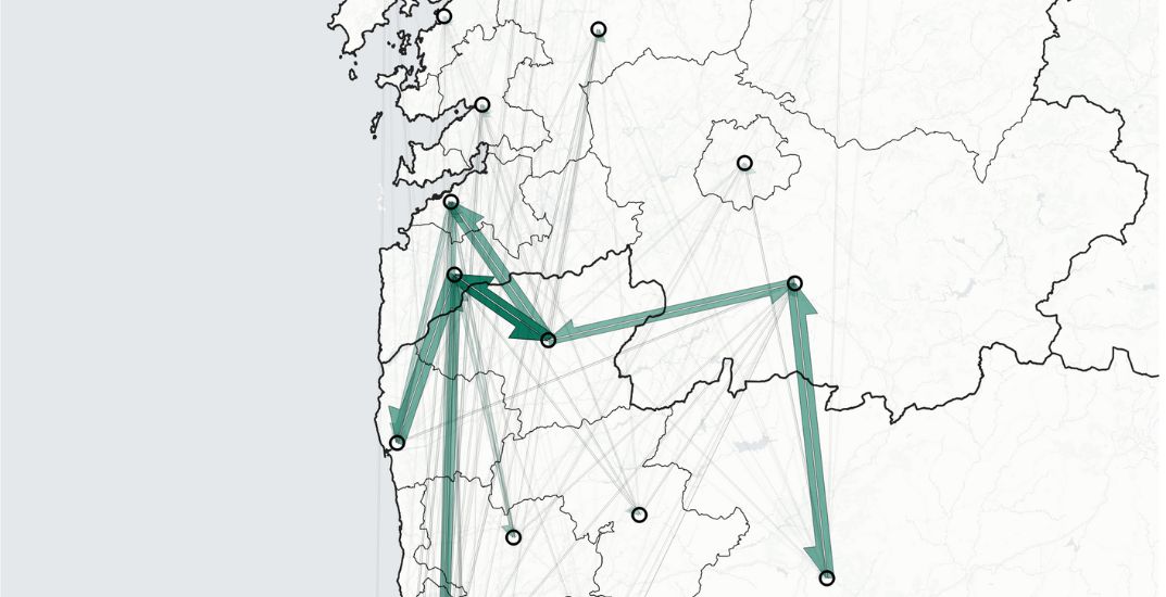 Analysing cross-border mobility between Spain and Portugal