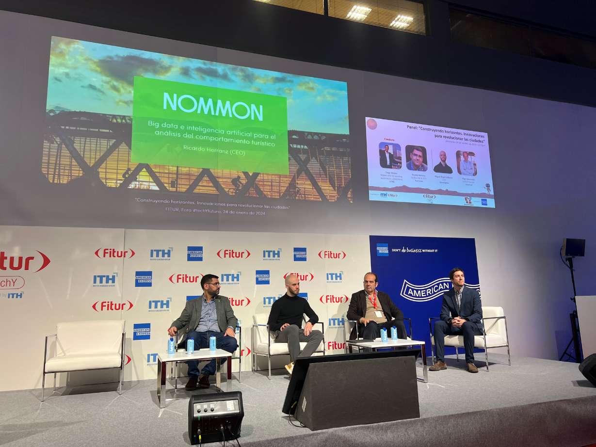 Nommon participates in FiturTechy, the space at FITUR dedicated to technology, innovation, and sustainable tourism